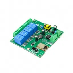 AC90-250V ESP8266 Wireless WIFI Relay Module 4 Channel ESP 12F Wifi Development Board AC/DC 5V/7-28V/5- 80V Power Supply image 1