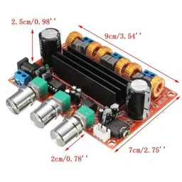 DC12-24V TPA3116D2 2.1 Channel Digital Subwoofer Power Amplifier Board image 3