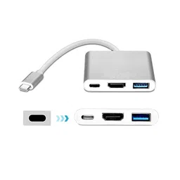 USB 3.1 Type C to HDMI + USB3.0 + Type C Adapter Converter image 3