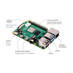 Raspberry Pi 4 Model B with 4GB Ram (Latest & Original) image 2