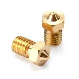 M6 Thread Brass Nozzle V5 V6 UM Compatible - 3mm x 0.6mm (for 3D printer) image 2