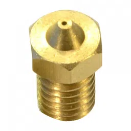 M6 Thread Brass Nozzle V5 V6 UM Compatible - 1.75mm x 0.4mm (for 3D printer) image 1
