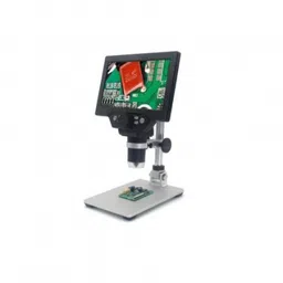 G1200 1200x 12MP Digital Electronic Microscope 7″LCD (17.78 cm) Display for PCB Motherboard Repair image 1