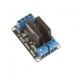 2 Channel 24V Relay Module Solid State High Level SSR DC Control 250V 2A with Resistive image 1