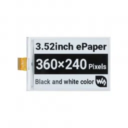 Waveshare 3.52inch e-Paper Display 360 240 SPI Interface image 1