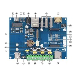 Waveshare Industrial IoT Wireless Expansion Module Designed for Raspberry Pi Compute Module 4 image 3