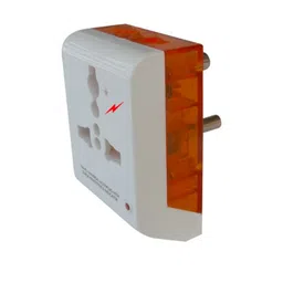 MX 3 Pin Universal Multi Connector 5 Amp Polycarbonate Moulding with LED Indicator and Surge Protector (MX-3216A) image 1