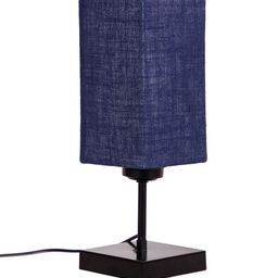 Devansh Blue & Black Solid Contemporary Table Lamp with Shade image 5