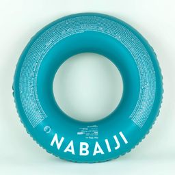 nabaiji Large 92 cm inflatable printed pool ring with comfort grips image 3