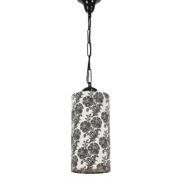Tucasa TC-155 25 Inch Filigree Design Print Hanging Lights with Metal Base-image-51