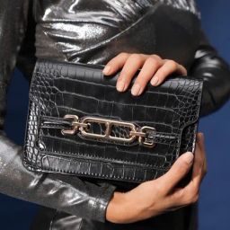 Inc.5 Black Animal Effect Medium Cross Body Bag-image-82