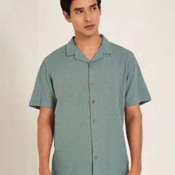 7 Alt By Pantaloons Trellis Cotton Relaxed Fit Shirt-image-79