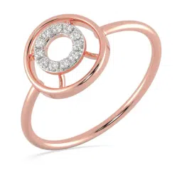 Malabar Gold and Diamonds 18k Rose Gold & Diamond Mine Ring for Women-picture-39