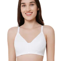 Soie White Non Wired Non Padded T-Shirt Bra-image-31