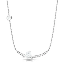 Praavy 92.5 Sterling Silver Love Me Forever Necklace for Women-image-21