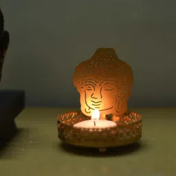 eCraftIndia Lord Buddha Tea Light Holder-image-58