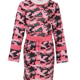 Cutecumber Kids Pink Camouflage Dress-image-87