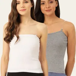 Lady Lyka Multicolor Textured Camisole (Pack of 2)-image-93