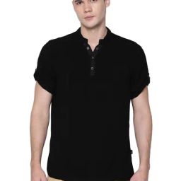 Identiti Black Slim Fit Shirt-image-54