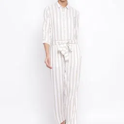 Crimsoune Club Grey Striped Jumpsuit-picture-35