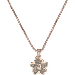 Ted Baker Rose Gold Lilea Magnolia Lillifora Small Enamel Pendant with Chain-picture-24
