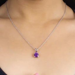Ornate Jewels 92.5 Sterling Silver Pendant with Chain for Women-image-51