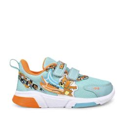 Campus Kids Aqua Blue & Orange Velcro Shoes-image-25