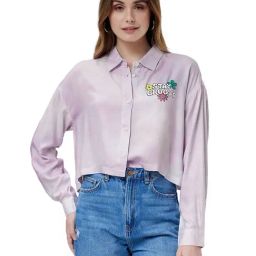 The Souled Store Pink Stay Groovy: Tie Dye Printed Shirt-image-54