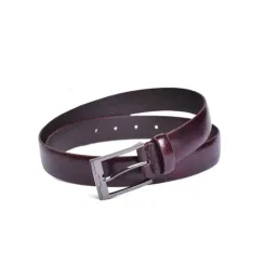 BELWABA Burgundy Formal Leather Belt for Men-21