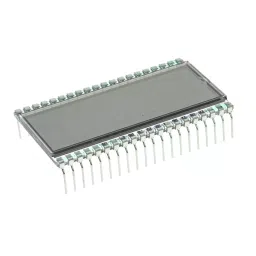 RS PRO 7-Segment LCD Display, Black on Grey, 1 Row by 3-1/2 Characters, Transflective Model No 1850159-64