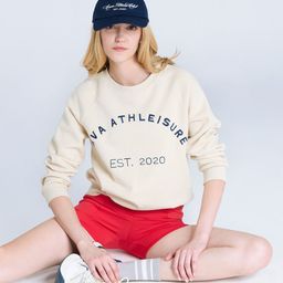 CAVA Women Cream Essential Round Neck Sweatshirt-53