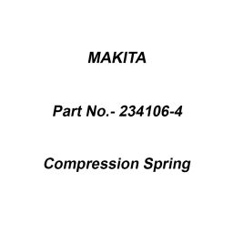 Makita Compression Spring Size 13 for RP1800, Part No 234106-4-23