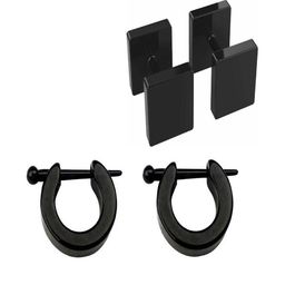 shobhram Unisex Black Earrings-image-98