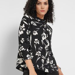 Annabelle by Pantaloons Floral Print Bell Sleeve Top-image-11