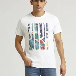 Pepe Jeans White Cotton Slim Fit Printed T-Shirt-picture-35
