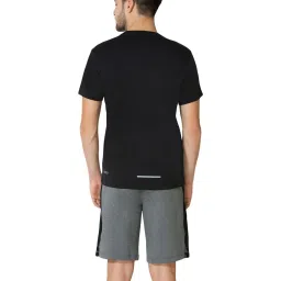 Van Heusen Performance Regular Fit Swift Dry High Stretch Solid Knit Shorts - Charcoal Melange image 2