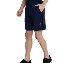 Van Heusen Performance Regular Fit Swift Dry High Stretch Solid Knit Shorts - Navy image 3