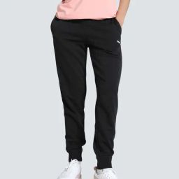 Puma Black Regular Fit Trackpants-image-52