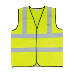 SSWW High Visibility Reflective Safety Vest, Polyester Material Green Size 3XL (Pack of 10 Piece)-1