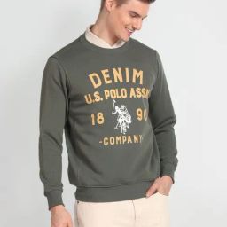 U.S. Polo Assn. Denim Co. Sage Regular Fit Printed Sweatshirt-image-14