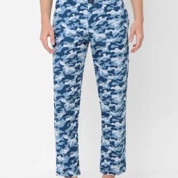 Urban Scottish Blue Regular Fit Printed Lounge Pants-image-30