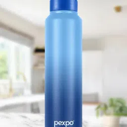 Pexpo Blue & Denia Blue Ombre Stainless Steel Ombre Shades Sports and Hiking Water Bottle (1000 ml)-image-75