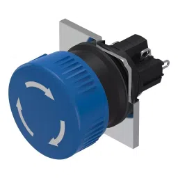 EAO EMERGENCY STOP SW, SPST, 250VAC, QC/SOLD, 51-256.0256-12