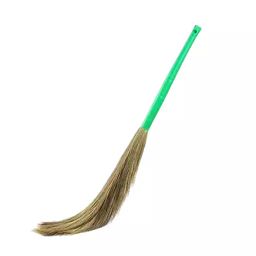 GENERIC Grass Broom Durable & Soft With Long Handle Plastic For All Type of Floor Cleaning, GB01 (Pack of 50)-86