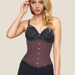 Bunny Corset Steel Boned Underbust Corset-image-80