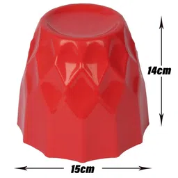 Kuber Industries Red Textured Planter image 5