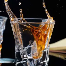 Smokey Cocktail Transparent Iceberg Whiskey Glass (300ml) - Set of 6-image-96