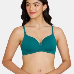 Zivame Green Half Coverage Wireless T-Shirt Bra-image-37