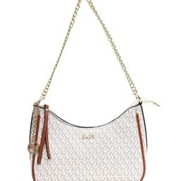 Kazo Off White Medium Printed Hobo Bag-image-52