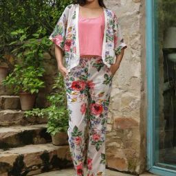 SAY White Printed Pyjamas Set-picture-10